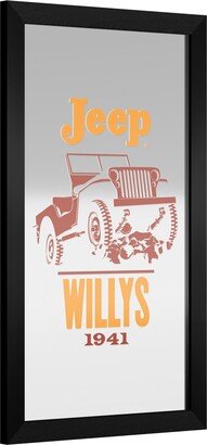 Willys Framed Bar Mirror