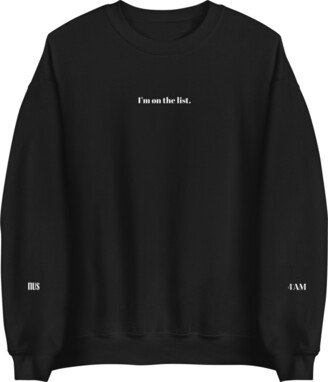 Nus On The List Sweatshirt - Black