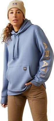 Rebar Graphic Hoodie (Colony Blue) Women's Clothing