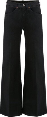 Edie mid-rise flared jeans