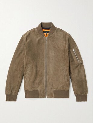 Manston Suede Bomber Jacket