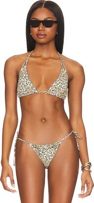 Chain Triangle Bikini Top