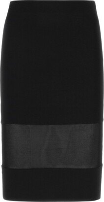 Panelled Midi Pencil Skirt