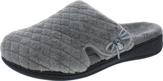 Adilyn Womens Terry Quilted Clog Slippers