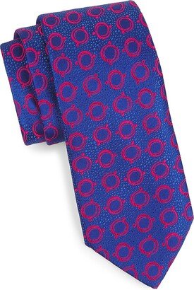 Optical Wheel Silk Tie