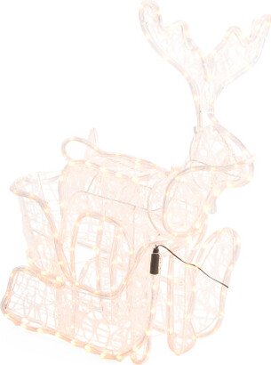 TJMAXX Led Outdoor Reindeer With Sleigh