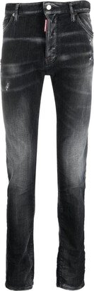 Distressed slim-fit jeans-AX