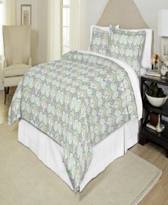 Paisley 200tc Printed Percale Duvet Cover Set