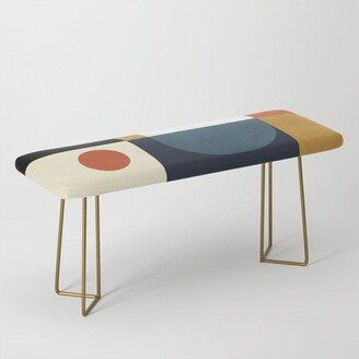 mid century abstract shapes fall winter 4 Benches