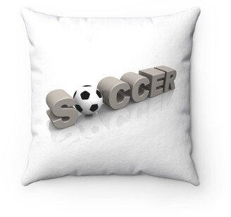 Soccer Pillow - Throw Custom Cover Gift Idea Room Decor