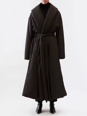 Francine Padded Nylon Wrap Coat