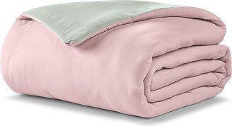 Ella Jayne Reversible Brushed Microfiber Plush Down-Alternative Comforter Set-AA