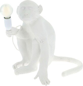 Monkey sitting indoor lamp