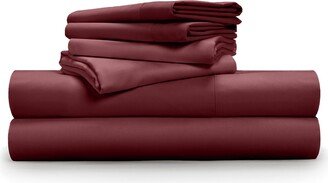 Pillow Gal Luxe Soft Smooth 6 Piece Sheet Set, Full