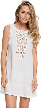 Goldy Soul Tank Cover-Up Dress (Bright White) Women's Swimwear