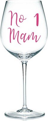 No 1 Mam, Family - Vinyl Sticker Decal Label For Glasses, Mugs. Gift, Celebrate, Party, Mothers Day, Fathers Parent, New Baby Shower