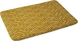 Iveta Abolina La Jardin Noir III Bath Mat Yellow