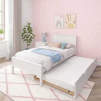 Max & Lily Max and Lily Twin-Size Bed with Panel Headboard and Trundle