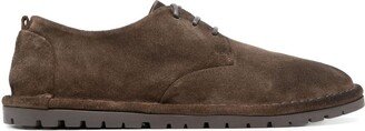 Lace-Up Suede Oxford Shoes-AE