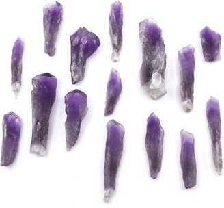 Royal Bahia Amethyst Elesital Laser Point | Dragon Tooth, Crystal Healing, Amethyst