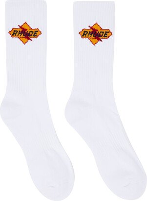 White Off Road Sport Socks