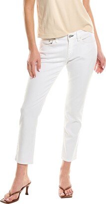 Dre White Low-Rise Slim Boyfriend Jean-AA