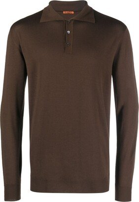 Merino Long-Sleeve Polo Shirt