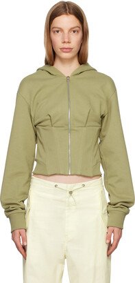 Khaki Layered Hoodie