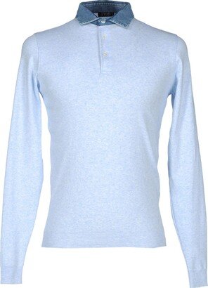 SEVENTY SERGIO TEGON Polo Shirt Sky Blue