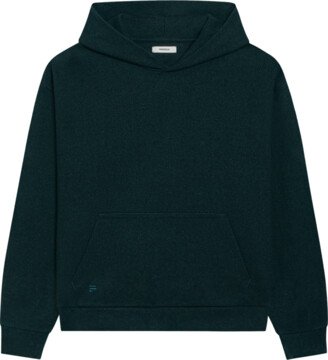 Recycled Wool Jersey Hoodie — foliage green L