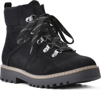 CLIFFS BY WHITE MOUNTAIN Connie Lace-up Lug Sole Boot