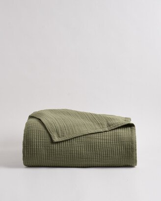 Organic Ribbed Cotton Coverlet