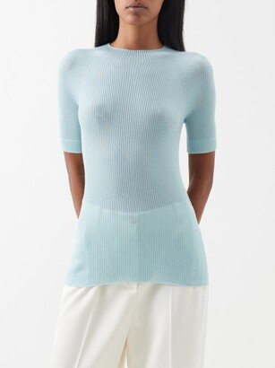 SaSuPhi Ribbed-knit Cashmere-blend Sweater