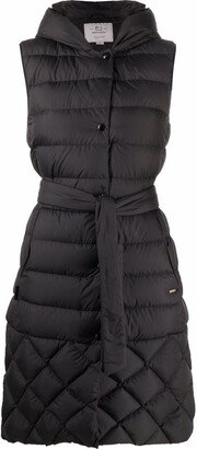 Quilted Sleeveless Down Coat