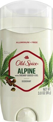 Aluminum Free Deodorant - Alpine with Hemp Seed Oil - Inspired by Nature - 3oz