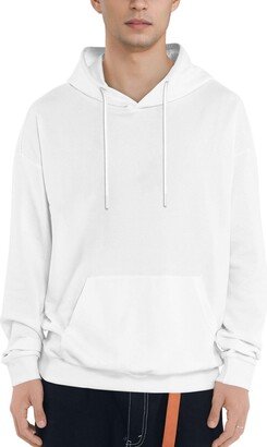 LonnieRMilllard unisex Hooded Pocket Sweatshirt for Michel graffiti Hoodie Fashionable couple Pullover Pullover Hoodie Small White