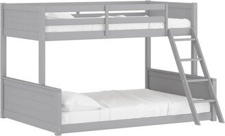 Twin Over Full Capri Wood Kids' Bunk Bed Gray