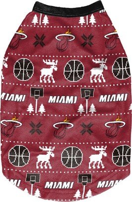 Foco Miami Heat Printed Dog Sweater