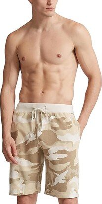 Hanging Enzyme Wash Waffle Sleep Shorts (Stone Player Camo/Nevis) Men's Pajama