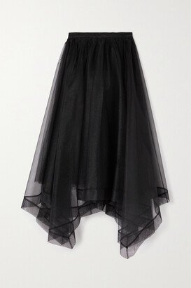 Tulle Maxi Skirt - Black