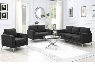 3-Piece Sofa Sets, Including 3-Seat Sofa, Loveseat and Single Chair