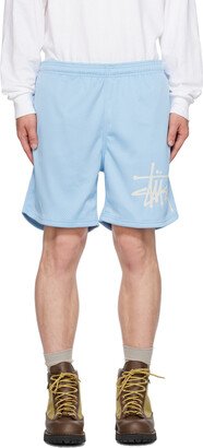 Blue Drawstring Shorts