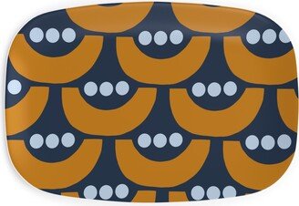 Serving Platters: Tulip Serving Platter, Blue