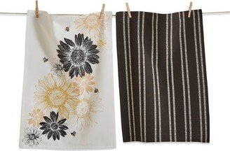 tagltd Sunflower Dishtowel Set Of 2