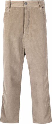 Straight-Leg Corduroy Trousers-AM