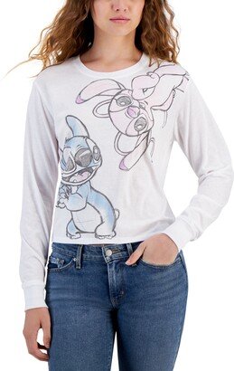 Juniors' Stitch & Friends Long-Sleeve T-Shirt