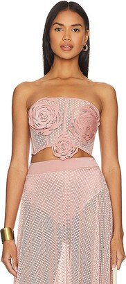 Bahia Maria Jardin De Las Rosas Crop Top