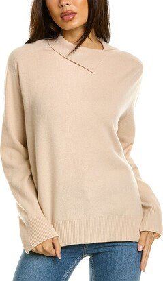 Malo Cashmere Folded Collar Cashmere Sweater