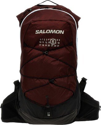 X Salomon Numbers Printed Backpack