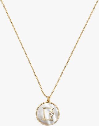 Zodiac In The Stars Mother Of Pearl Pendant-AA